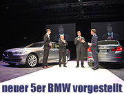 Die neue BMW 5er Limousine. Premierenfeier der 6. Generation des 5ers in den Bavaria Filmstudios am 18.03.2010. Beim Münchner BMW-Händler erhältlich ab 20. März 2010. Fotos & Video (Foto: Martin Schmitz)